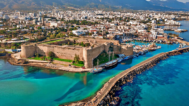 Larnaca Airport (LCA) to Kyrenia (Girne) taxi transfer